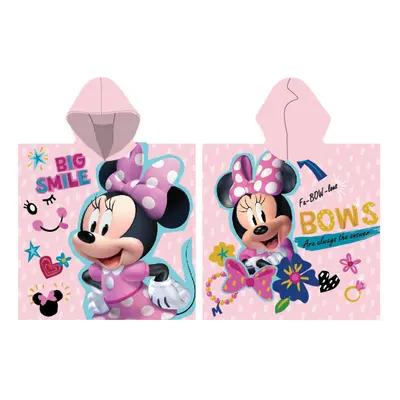 Disney Minnie Smile strand törölköző poncsó 55x110 cm (Fast Dry)