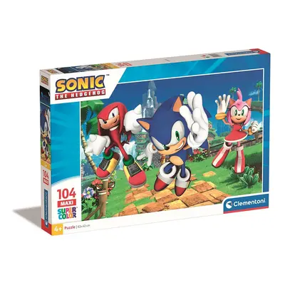 Sonic, a sündisznó Amy Rose 104 db-os maxi puzzle Clementoni