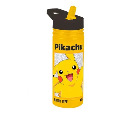 Pokémon Electric műanyag kulacs, sportpalack 600 ml