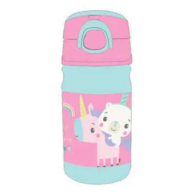 Fisher-Price Animals Unicorn műanyag kulacs akasztóval 350 ml