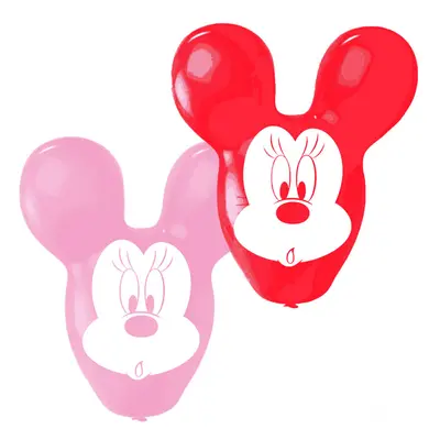 Disney Minnie Ears léggömb, lufi 4 db-os 22 inch (55,8cm)