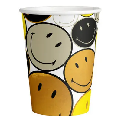 Emoji Smiley Originals papír pohár 8 db-os 250 ml