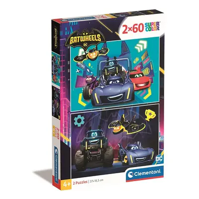 Batman Batwheels 2x60 db-os puzzle Clementoni