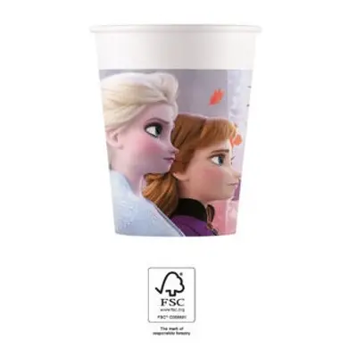 Disney Jégvarázs Leaf papír pohár 8 db-os 200 ml FSC