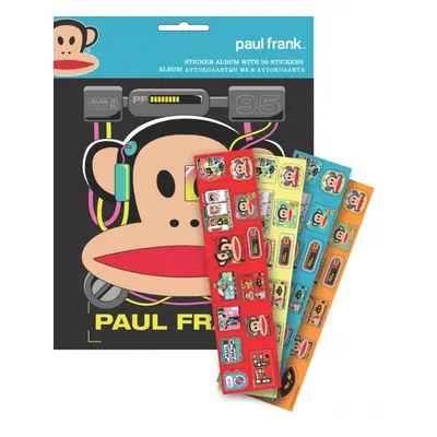 Paul Frank Monkey matricás album 50 db matricával