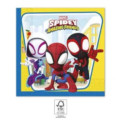 Pókember Spidey szalvéta 20 db-os 33x33 cm FSC