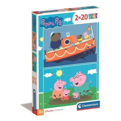 Peppa malac Free Day 2x20 db-os puzzle Clementoni