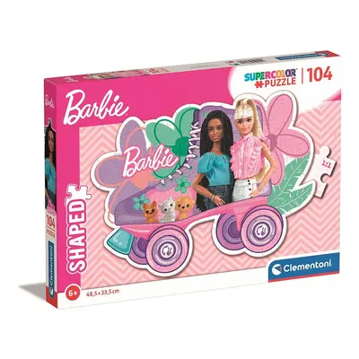 Barbie Roller Skate 104 db-os forma puzzle Clementoni