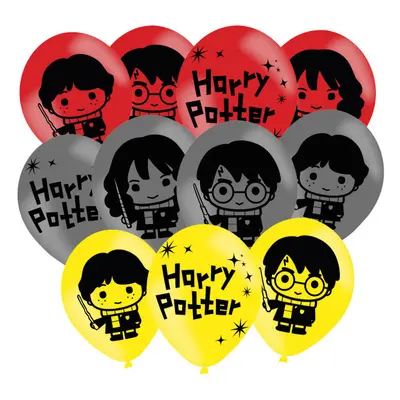 Harry Potter Graphic léggömb, lufi 6 db-os 11 inch (27,5 cm)