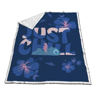 Disney Lilo és Stitch, A csillagkutya Blue Chill sherpa takaró 130x170cm