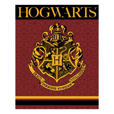 Harry Potter Crest coral fleece polár takaró 120x150cm