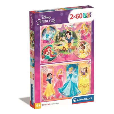 Disney Hercegnők Doers 2x60 db-os puzzle Clementoni