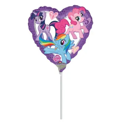 Én kicsi pónim Heart mini fólia lufi 23 cm (WP)