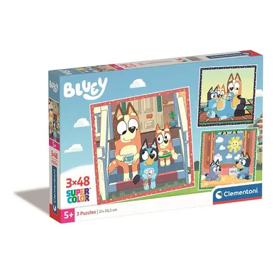 Bluey Together 3x48 db-os puzzle Clementoni