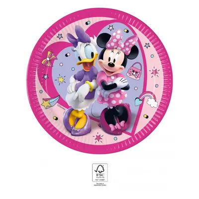 Disney Minnie Junior papírtányér 8 db-os 23 cm FSC