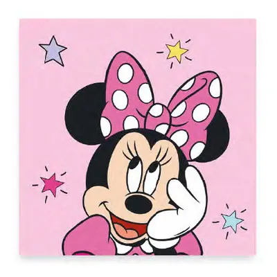 Disney Minnie Star kéztörlő, arctörlő, törölköző 30x30cm