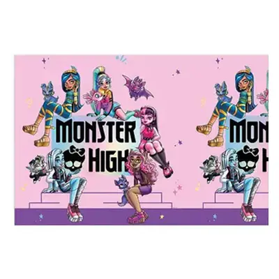 Monster High Friends műanyag asztalterítő 120x180 cm