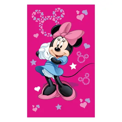 Disney Minnie Pink kéztörlő, arctörlő, törölköző 30x50cm