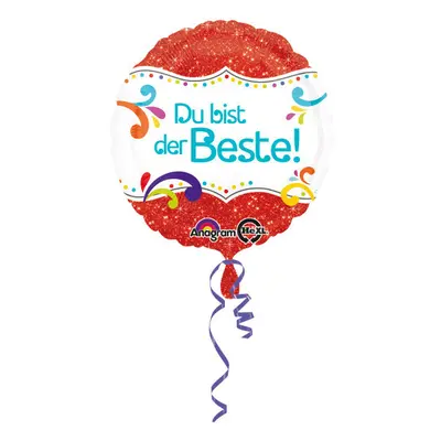 Du bist der Beste fólia lufi 43 cm