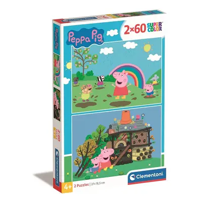 Peppa malac Nature Class 2x60 db-os puzzle Clementoni