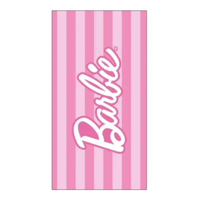 Barbie Striped fürdőlepedő, strand törölköző 70x140cm (Fast Dry)