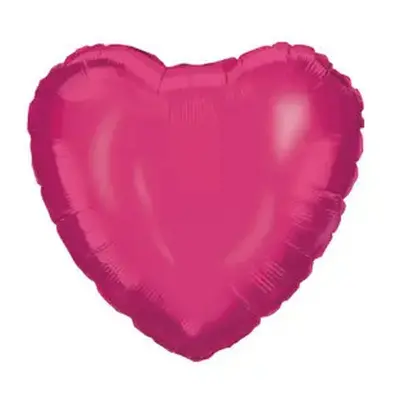 Pink Heart, Rózsaszín szív fólia lufi 46 cm