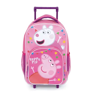 Peppa malac Party gurulós ovis hátizsák, táska 36 cm