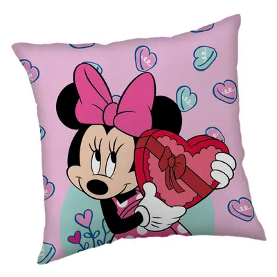 Disney Minnie Purple párnahuzat 40x40 cm Velúr