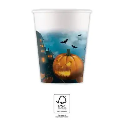 Halloween Sensations papír pohár 8 db-os 200 ml FSC