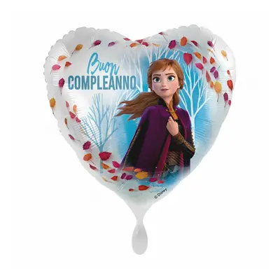 Disney Jégvarázs Anna Buon Compleanno fólia lufi 43 cm