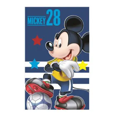 Disney Mickey Football Blue kéztörlő arctörlő, törölköző 35x65cm