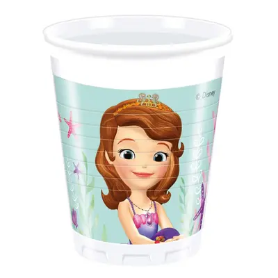 Disney Szófia Pearl of the Sea műanyag pohár 8 db-os 200 ml