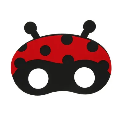 Katicabogár Ladybug filc maszk 18,5 cm