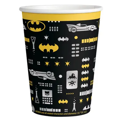 Batman City papír pohár 8 db-os 250 ml