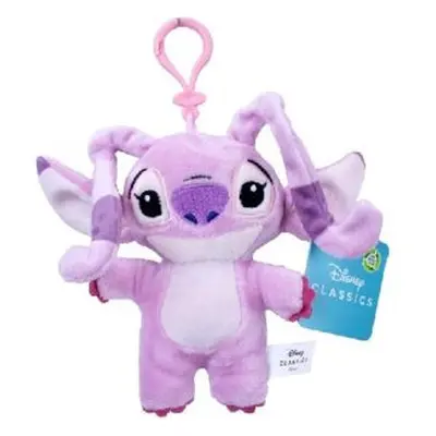 Disney Lilo és Stitch, A csillagkutya Angel 2D plüss figura akasztóval 14 cm