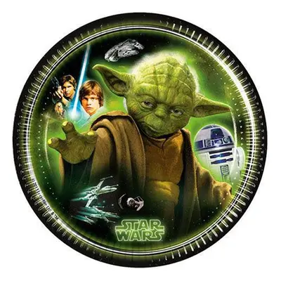 Star Wars Heroes papírtányér 8 db-os 19,5 cm