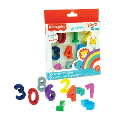 Fisher-Price Let&#039;s Draw számos zsírkréta 10 db-os