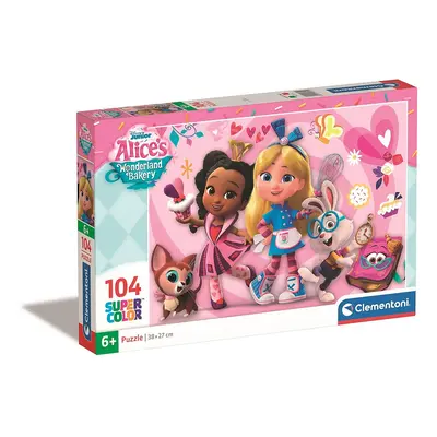 Disney Alice Csodaország cukrászdája Fergie 104 db-os puzzle Clementoni