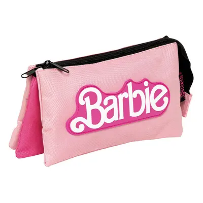 Barbie Pink 3 rekeszes tolltartó 21 cm