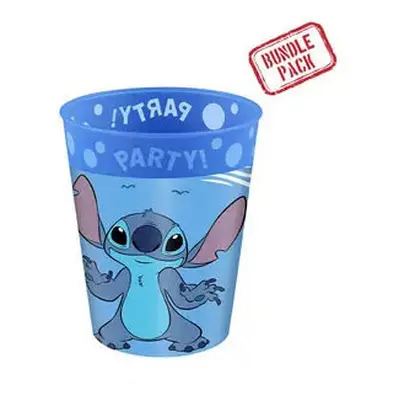 Disney Lilo és Stitch, A csillagkutya Angel micro prémium műanyag pohár szett 4 db-os 250 ml