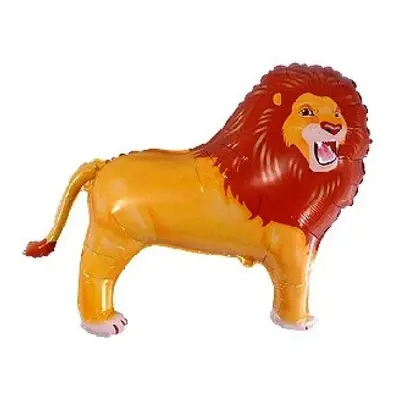 Oroszlán Lion fólia lufi 36 cm (WP)