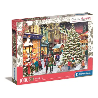 Karácsonyi falu Village 1000 db-os puzzle Clementoni