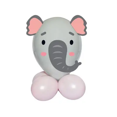 Cute Animal Elephant, Elefánt léggömb, lufi szett