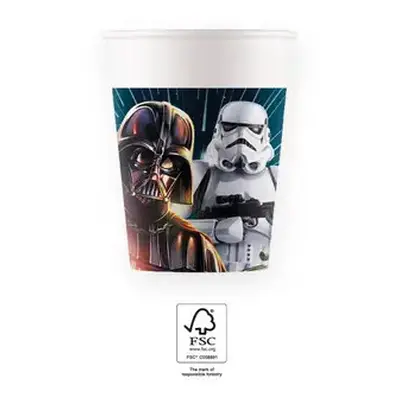 Star Wars Galaxy papír pohár 8 db-os 200 ml FSC