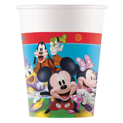 Disney Mickey Rock the House papír pohár 8 db-os 200 ml FSC