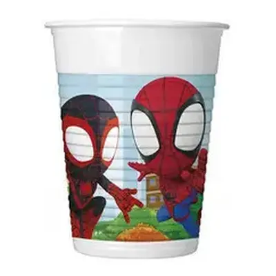 Pókember Spidey műanyag pohár 8 db-os 200 ml