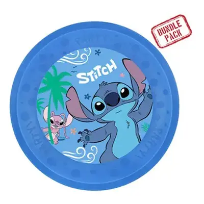 Disney Lilo és Stitch, A csillagkutya Angel micro prémium műanyag lapostányér 4 db-os szett 21 c