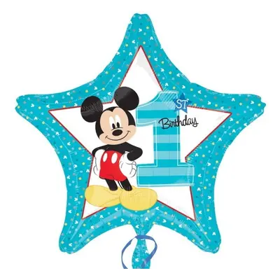 Disney Mickey Star fólia lufi 43 cm