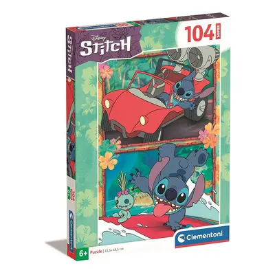 Disney Lilo és Stitch, A csillagkutya Wild Adventure 104 db-os puzzle Clementoni