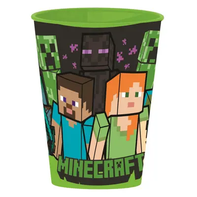 Minecraft műanyag pohár 260 ml